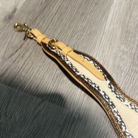 Coach Strap With Wave Patchwork And Snakeskin Detail, NWOT - Picture 4 of 6